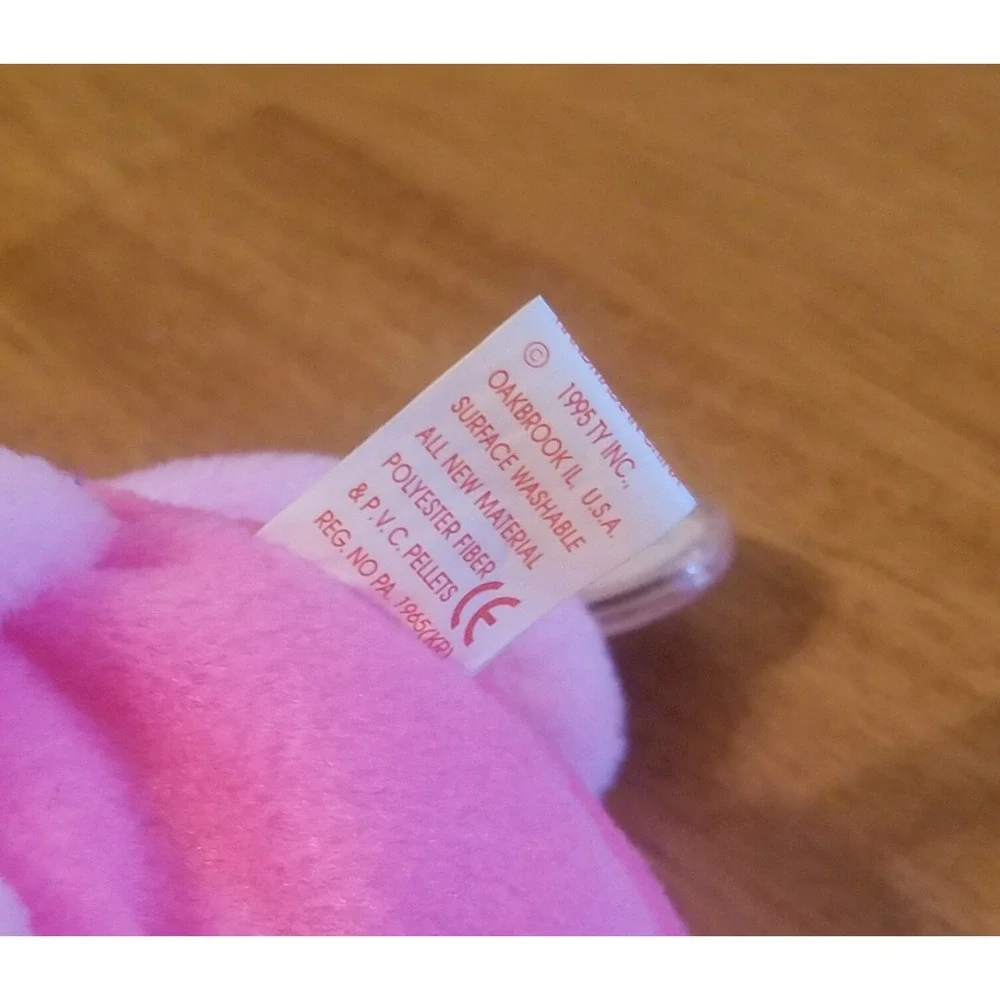 Ty Beanie Babies - Pinky the Flamingo style 4072 (1995)